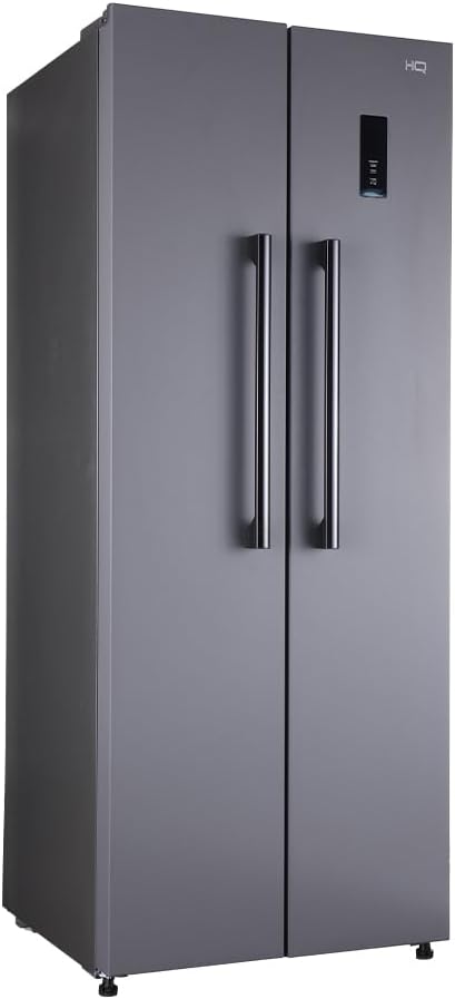 Geladeira HQ Frost Free Side by Side de 460 litros na cor cinza